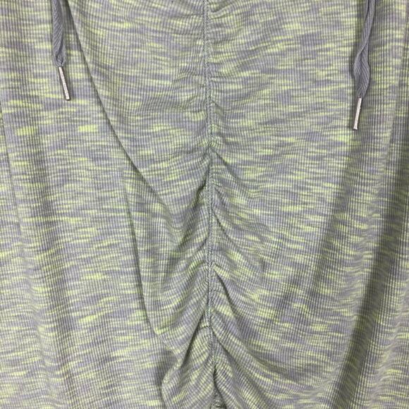 CALVIN KLEIN Hoodie Womens 3X Plus Size Performance Heathered Ruched Lettuce Hem - Picture 5 of 11